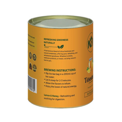 Tessence Premium Herbal Green Tea - Lemon & Honey (Retail Friendly Pack - 10 Tea Bags)